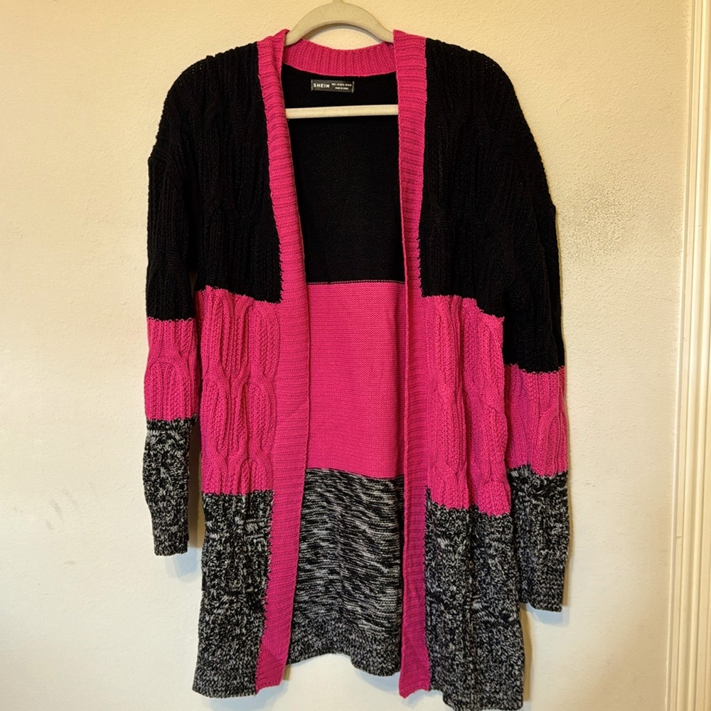 PINK LONG SWEATER